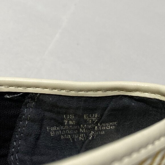 Circus by Sam Edelman “Extra Fries” Espadrille Flats White/Gold 7 - Picture 8 of 11